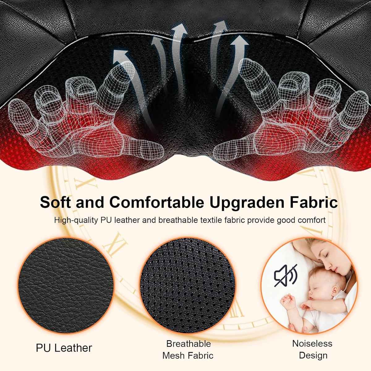NAVILLERA® Smart NeckPro 360 Isıtmalı Yoğurma Masaj Aleti